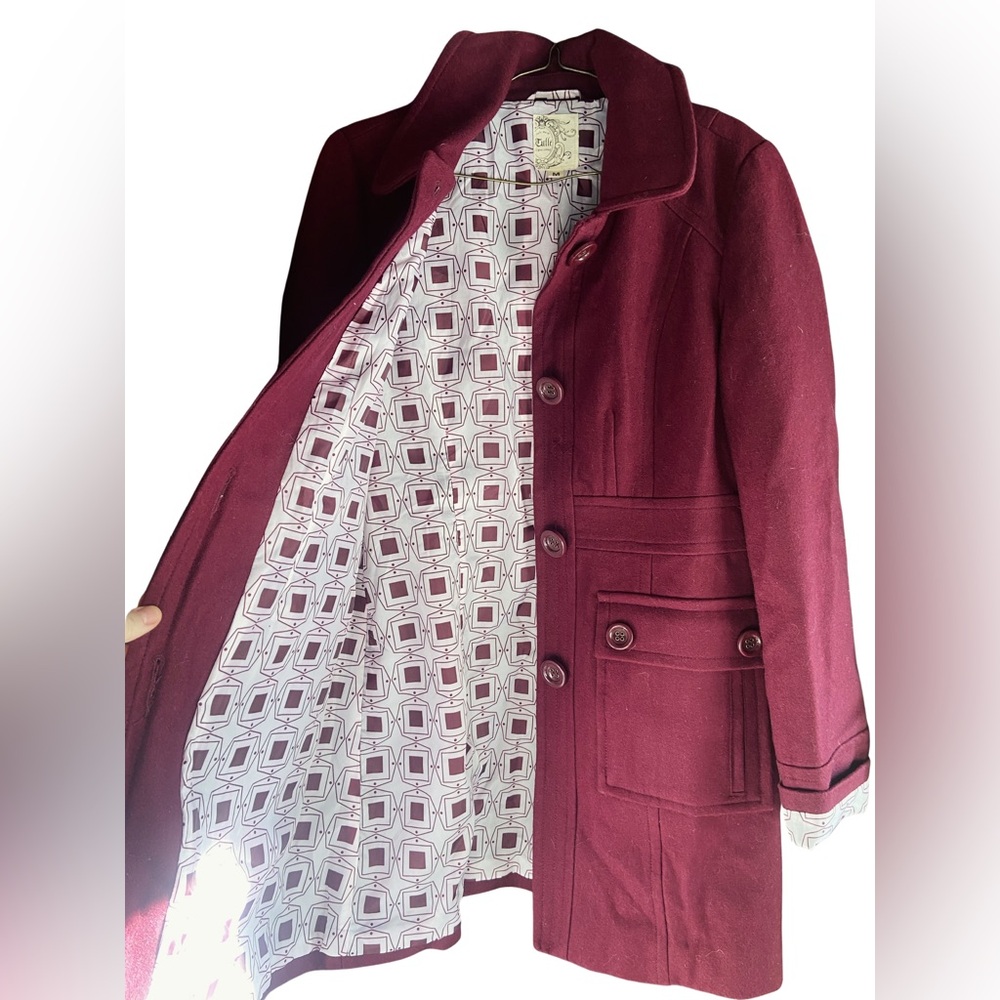 Women's Anthropologie Tulle Coat - Picture 3 of 6